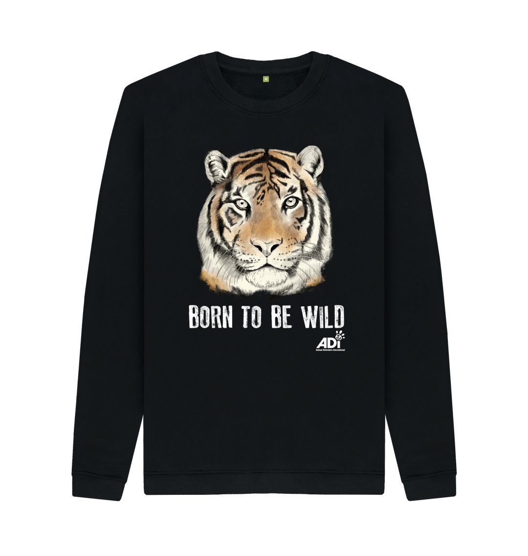 Black Born To Be Wild Dark Men\u2019s Sweatshirt