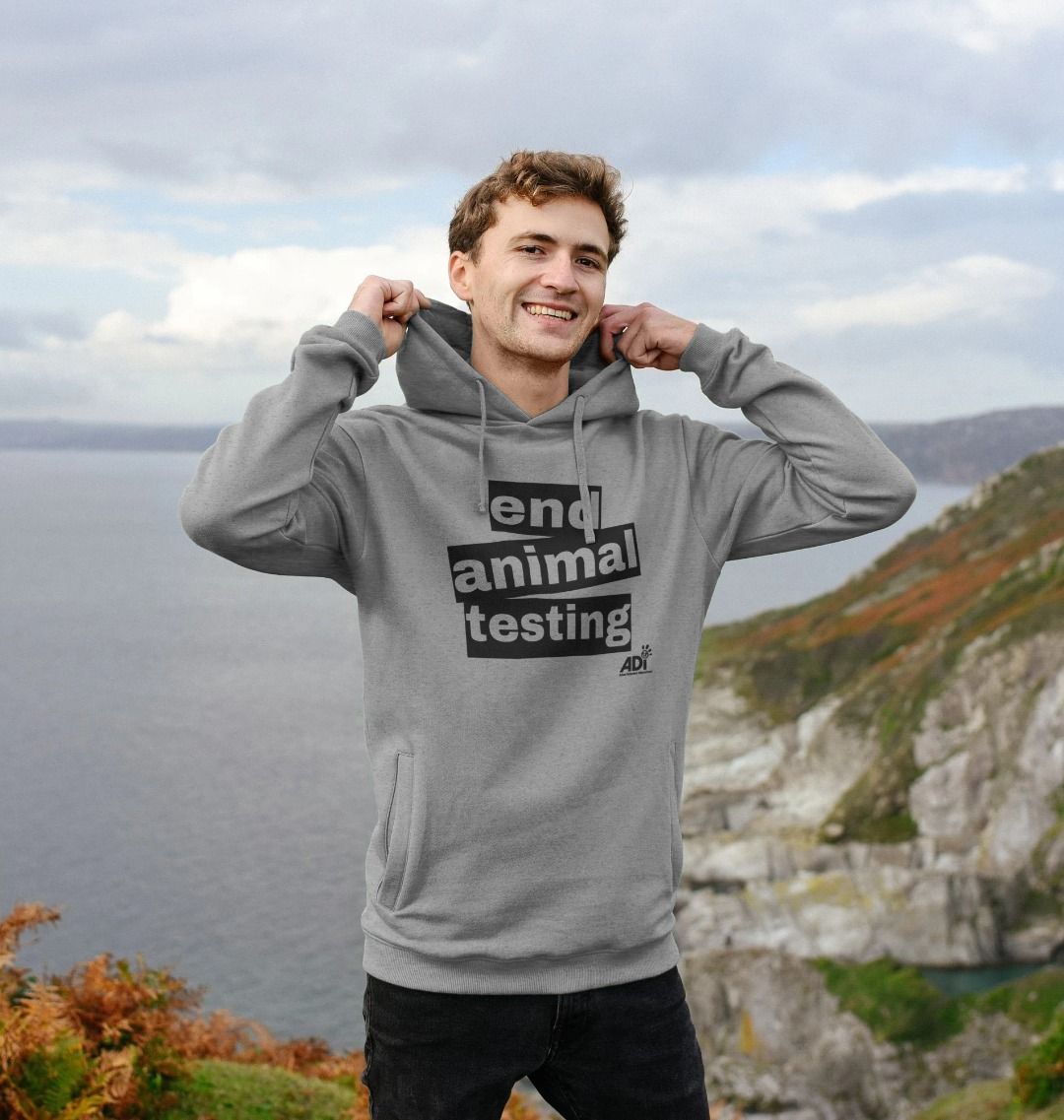 End Animal Testing Men's Hoody