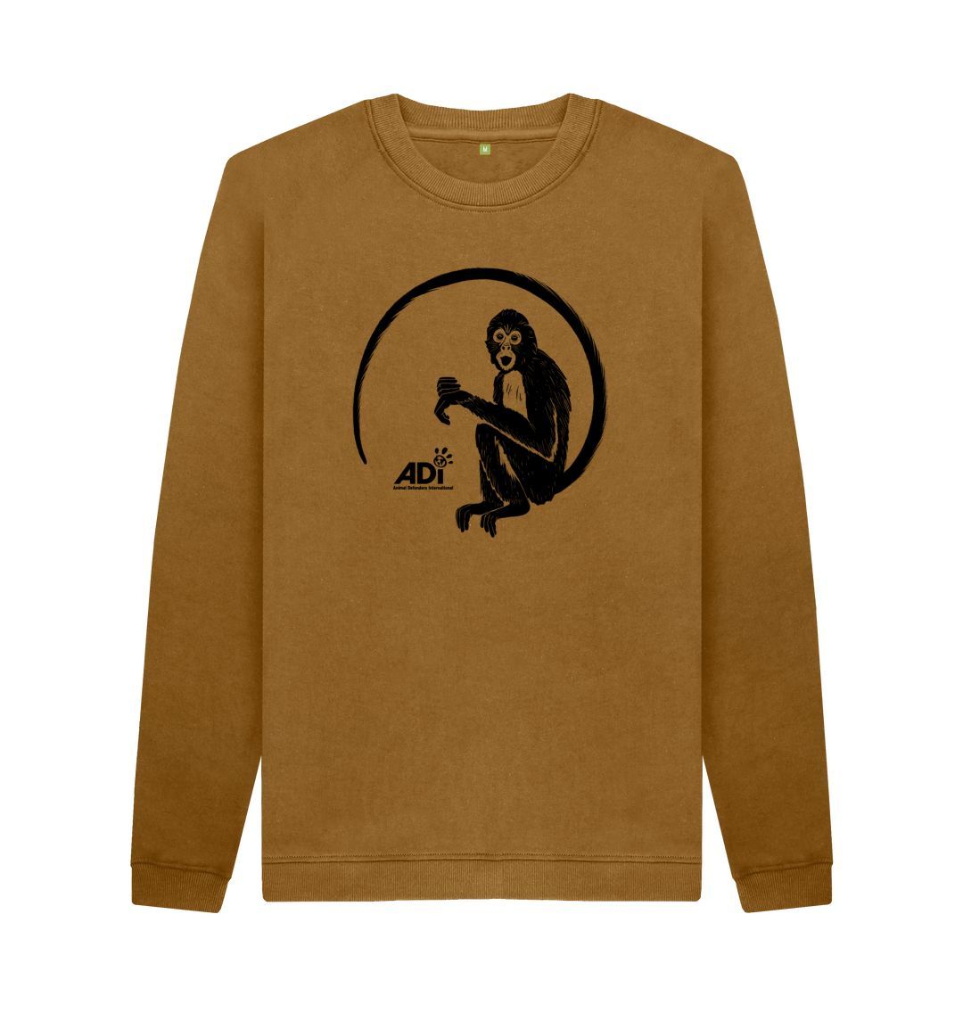 Brown Spider Monkey Men's Sweatshirt