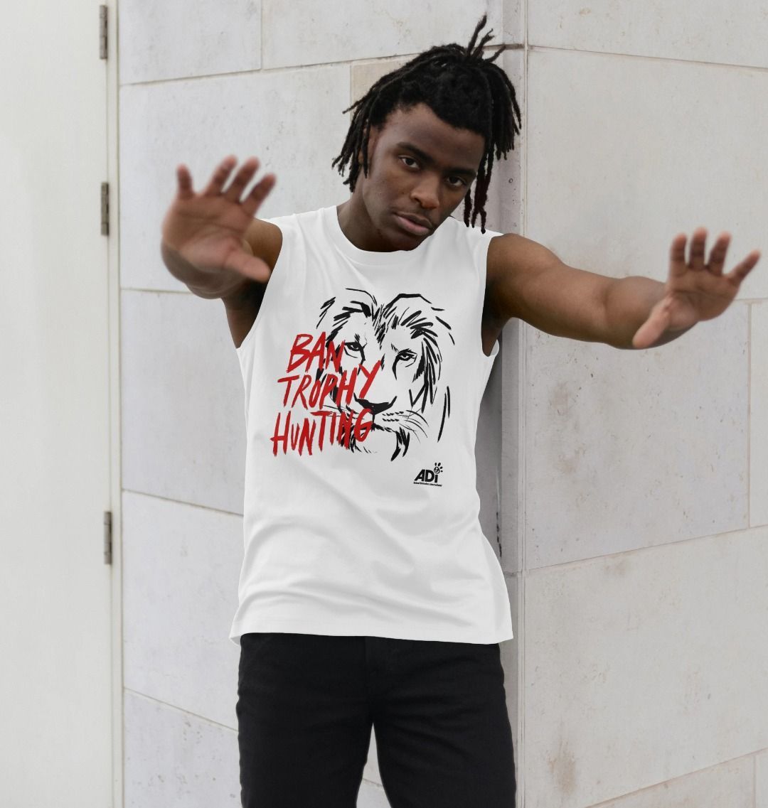Ban Trophy Hunting Men’s Tank Top