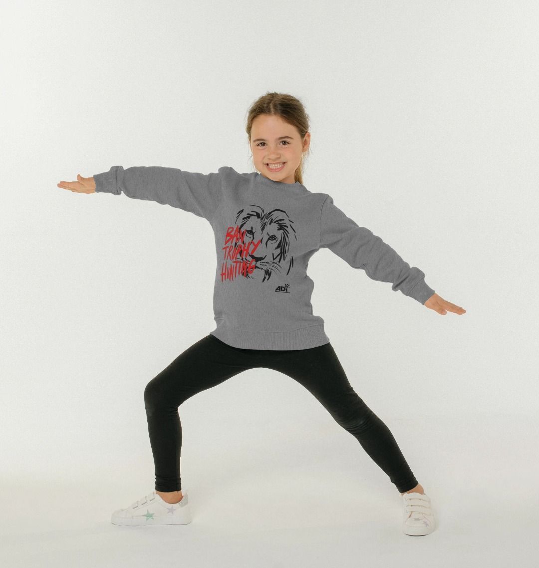 Ban Trophy Hunting Kids Sweatshirt