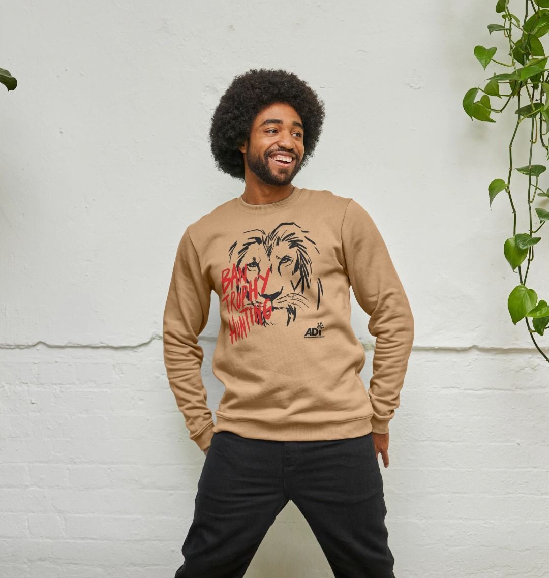 Ban Trophy Hunting Men’s Sweatshirt