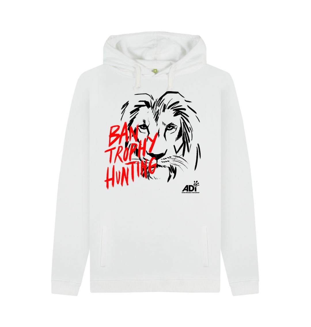 White Ban Trophy Hunting Men\u2019s Hoody