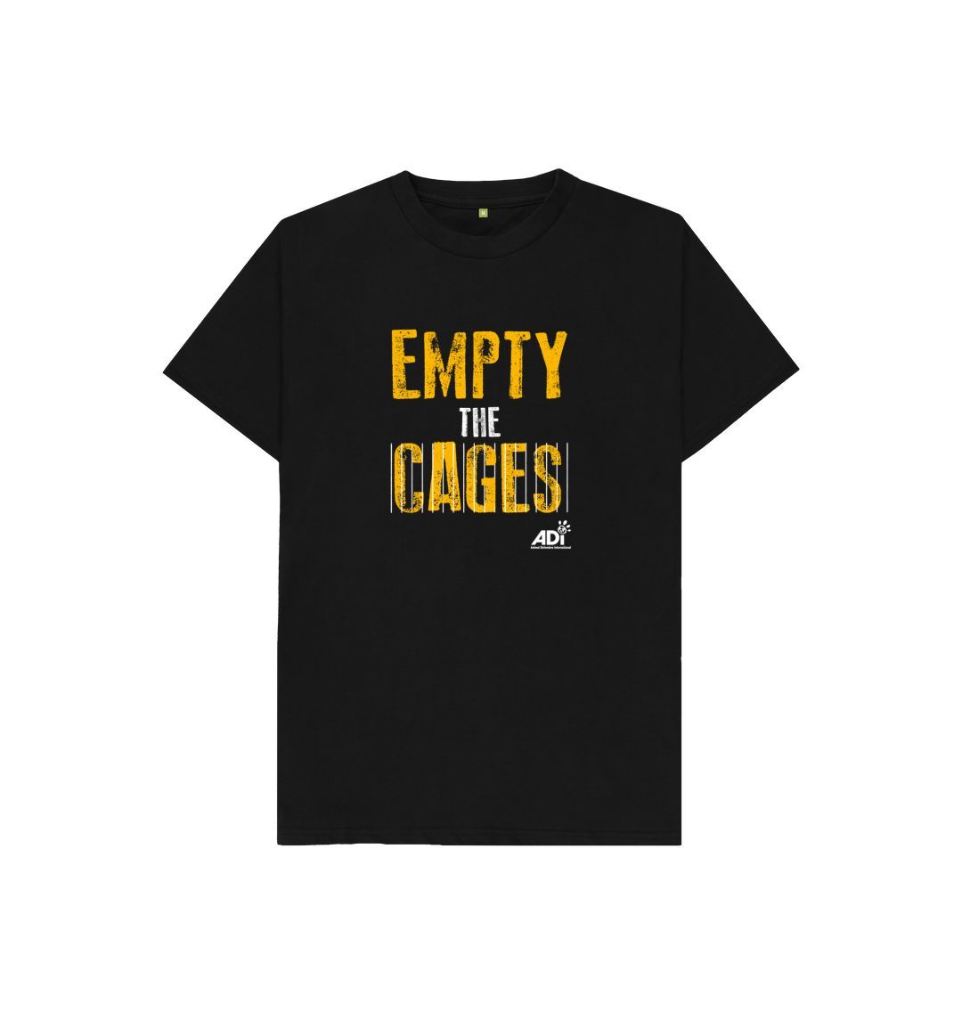 Black Empty The Cages Kids T-shirt