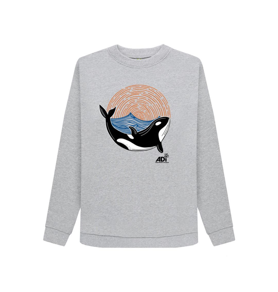Light Heather Orca Women's Sweatshirt