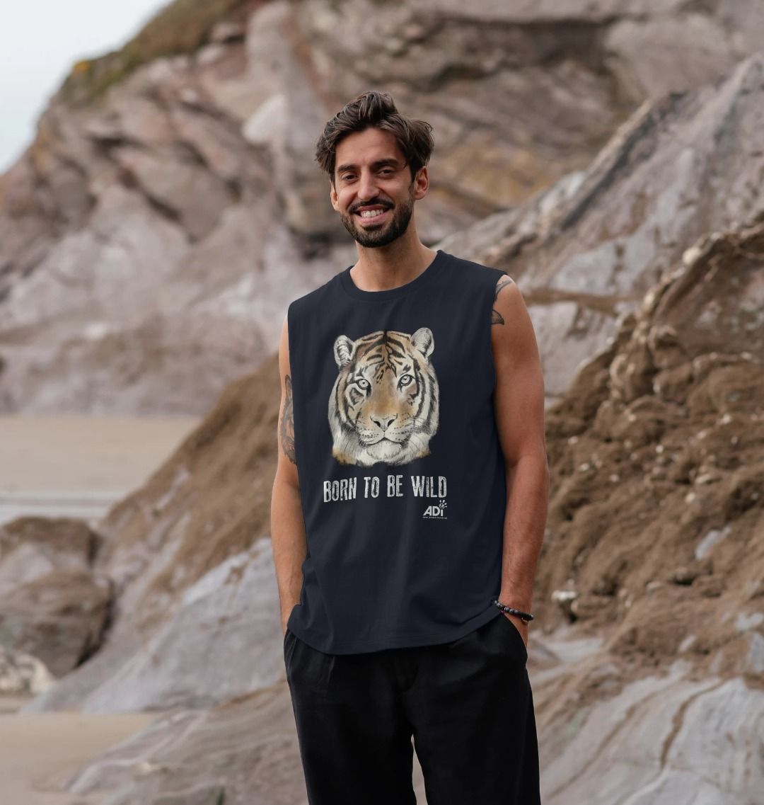 Born to be Wild Dark Men’s Tank Top