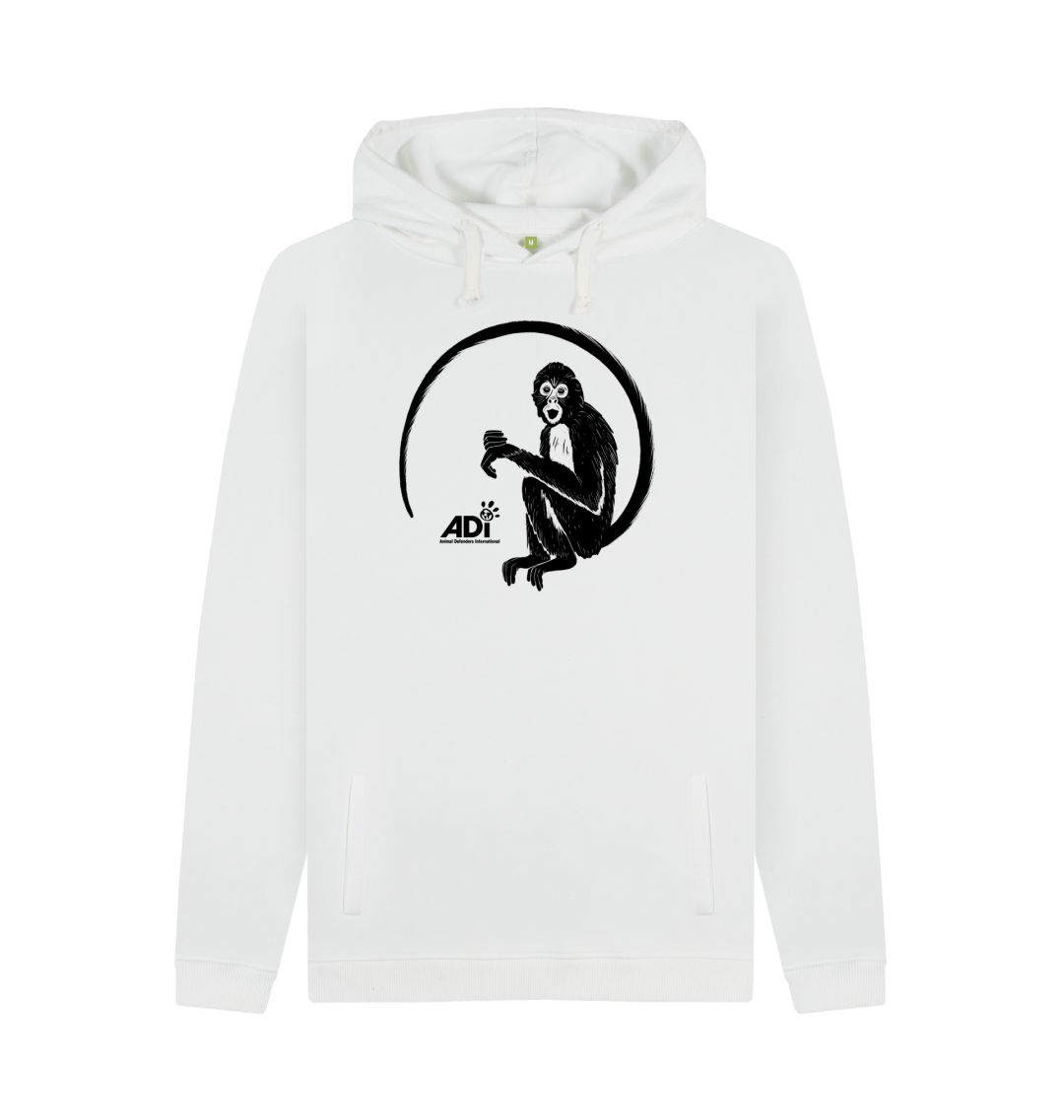 White Spider Monkey Men\u2019s Hoody
