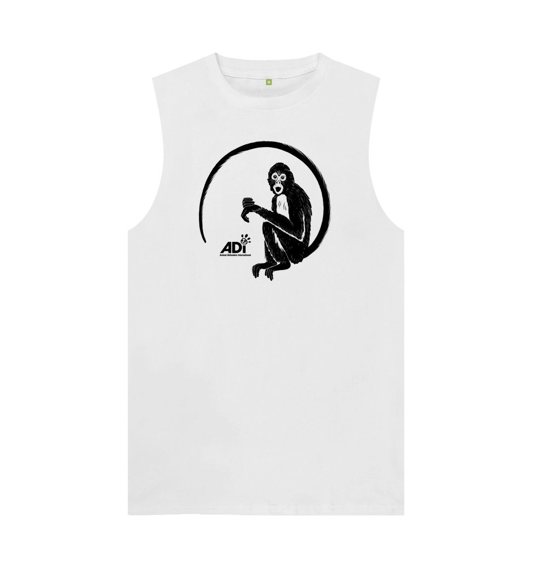 White Spider Monkey Men\u2019s Tank Top