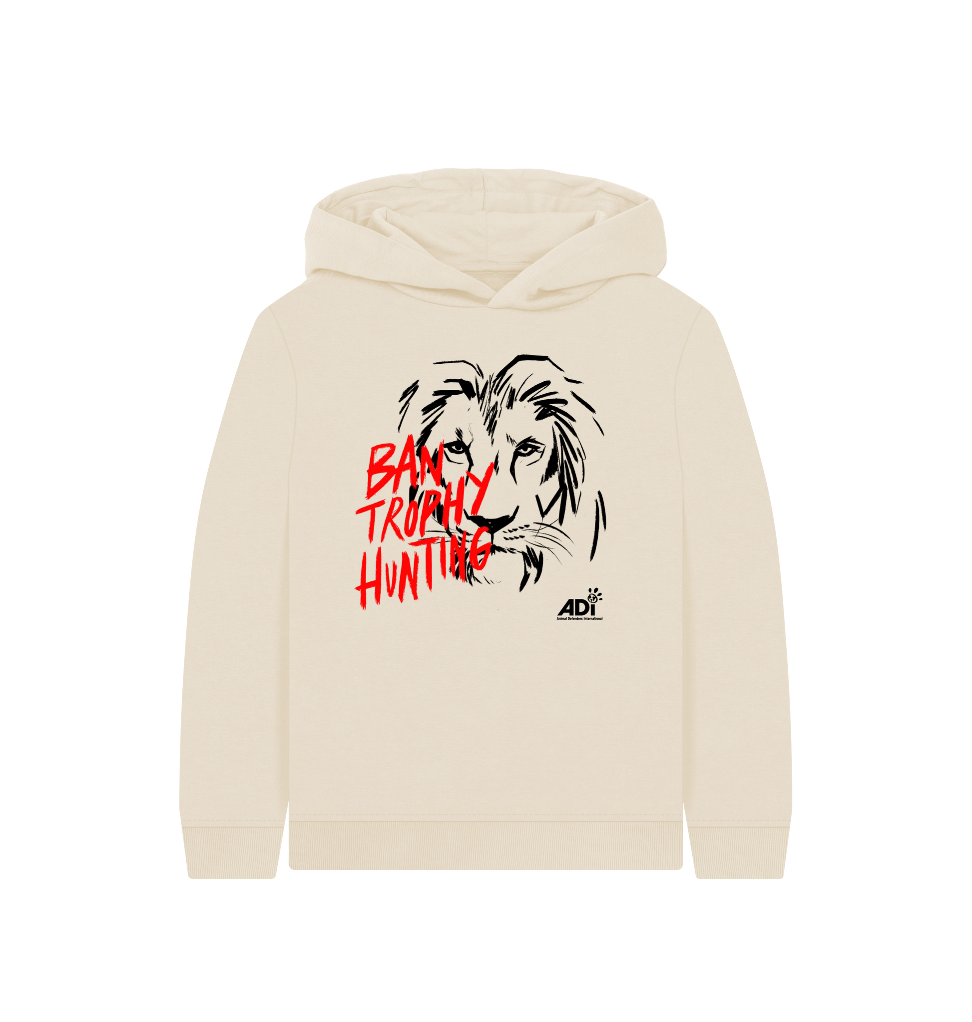 Oat Printed Kids Hoodie Front