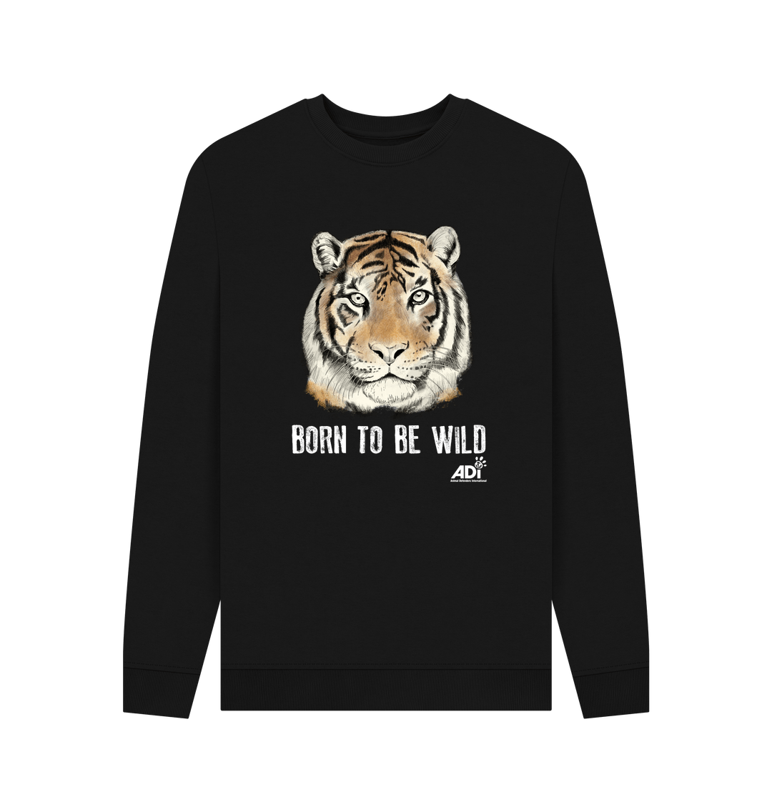 Black Printed Sweater