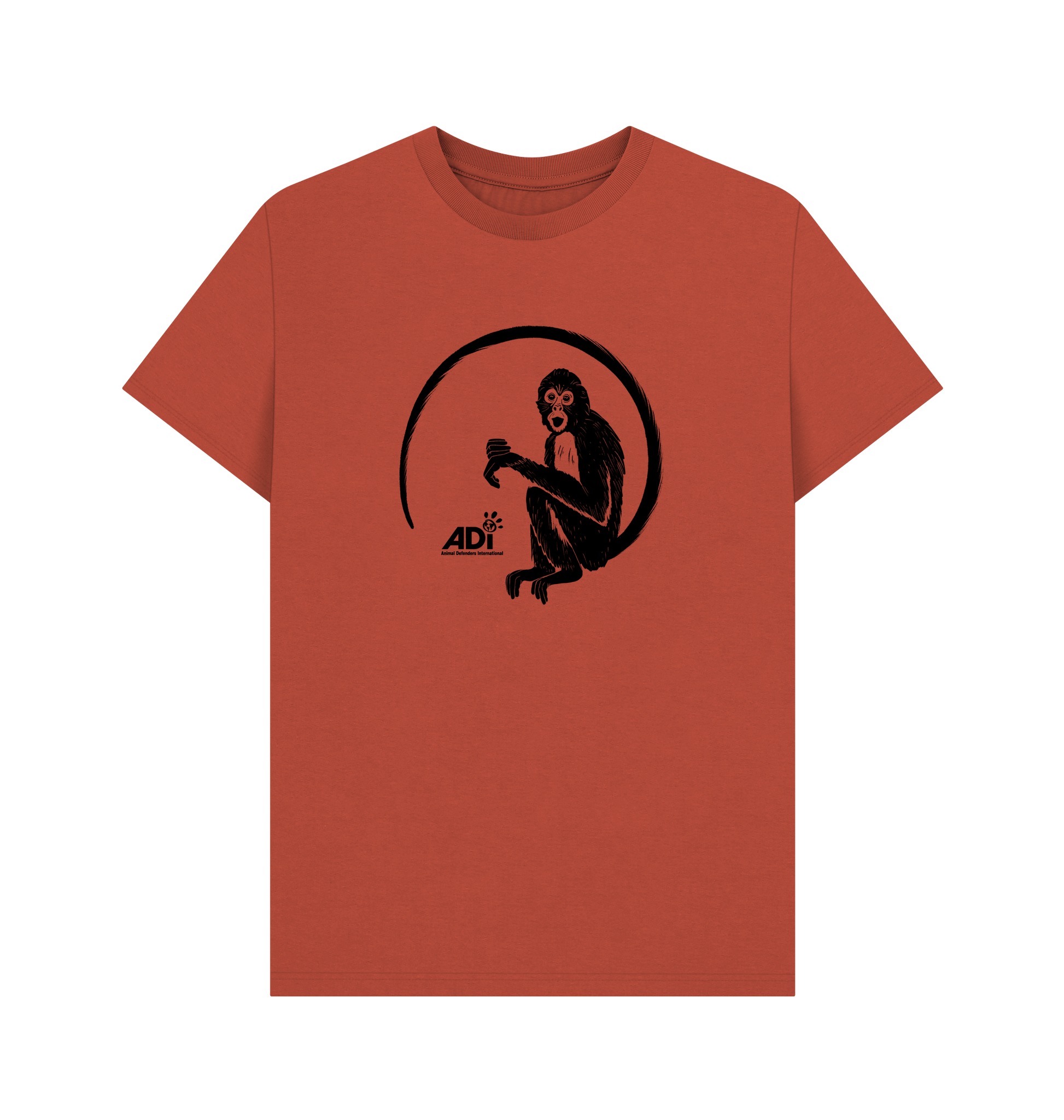Rust Printed T-shirt Front