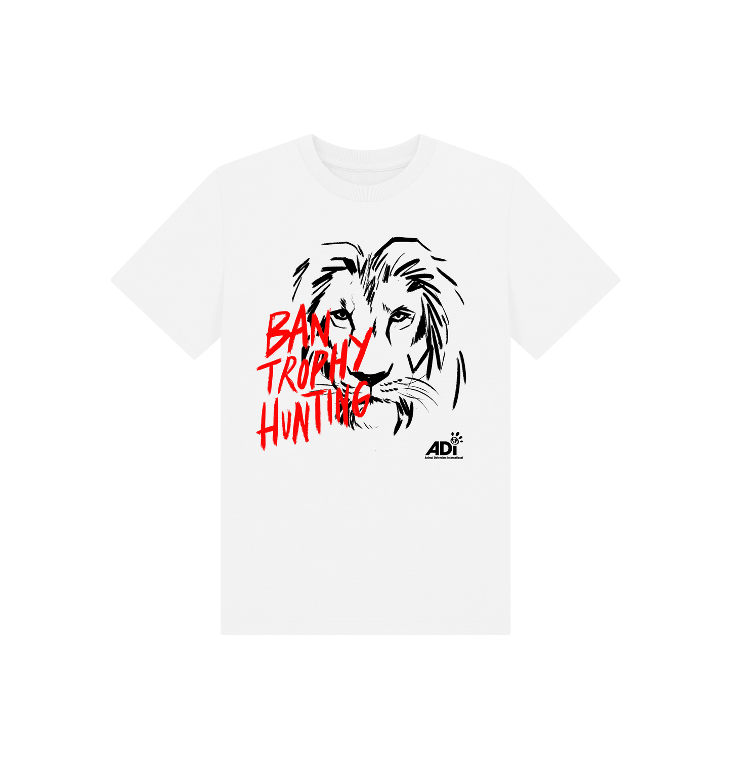 White Printed Kids T-Shirt Front