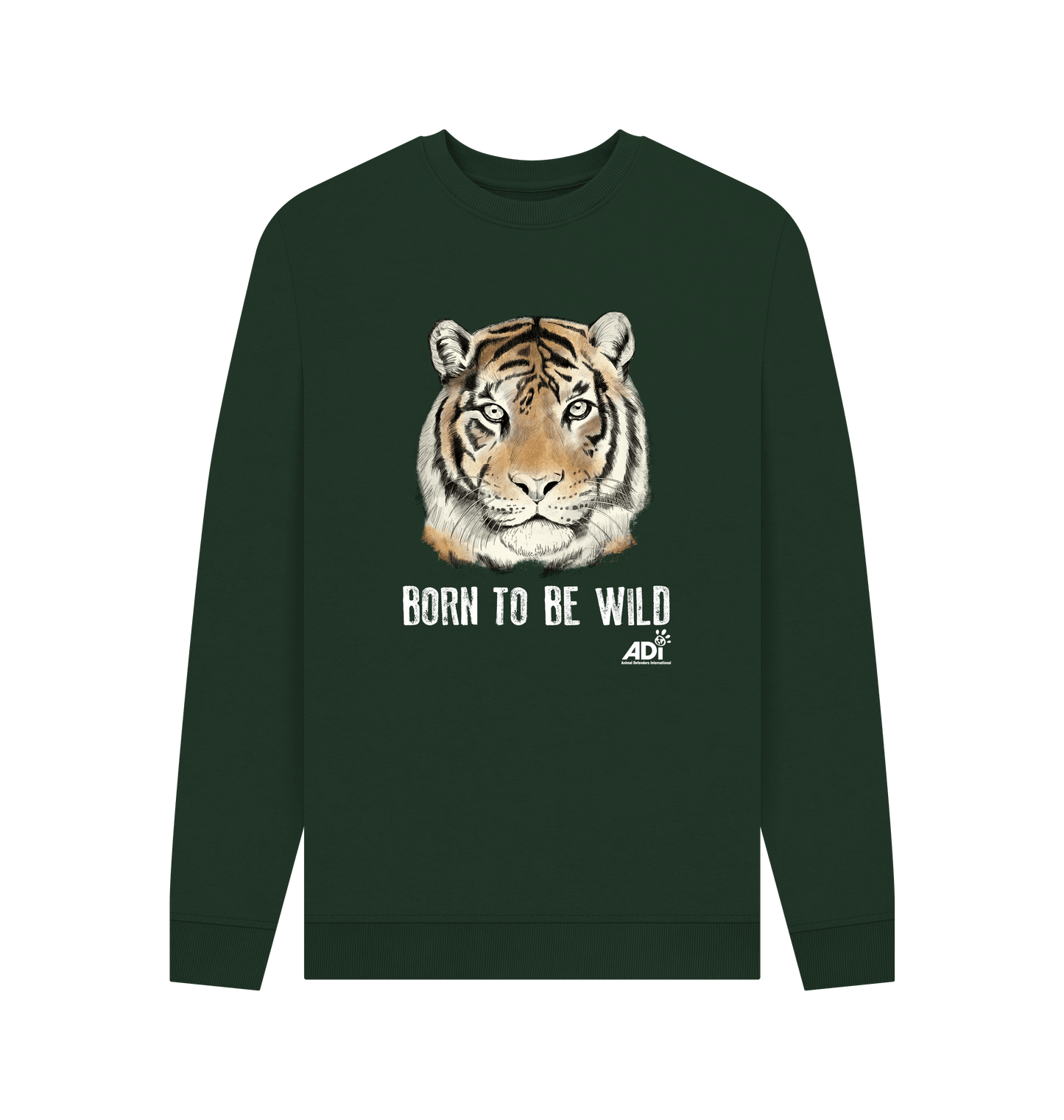 Evergreen Printed Sweater Front