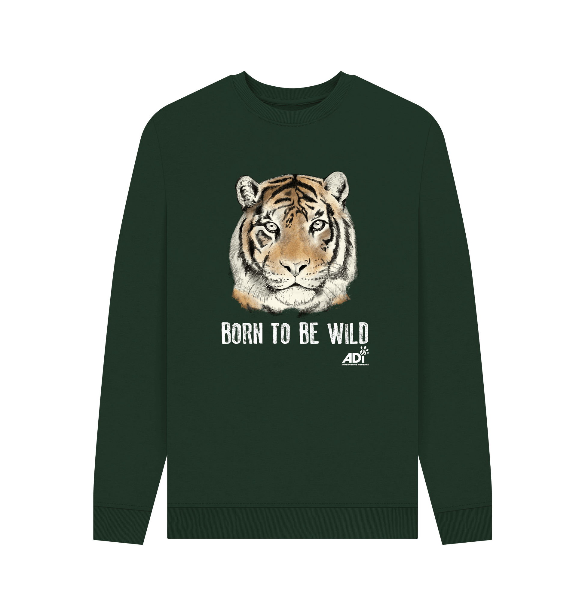 Evergreen Printed Sweater Front