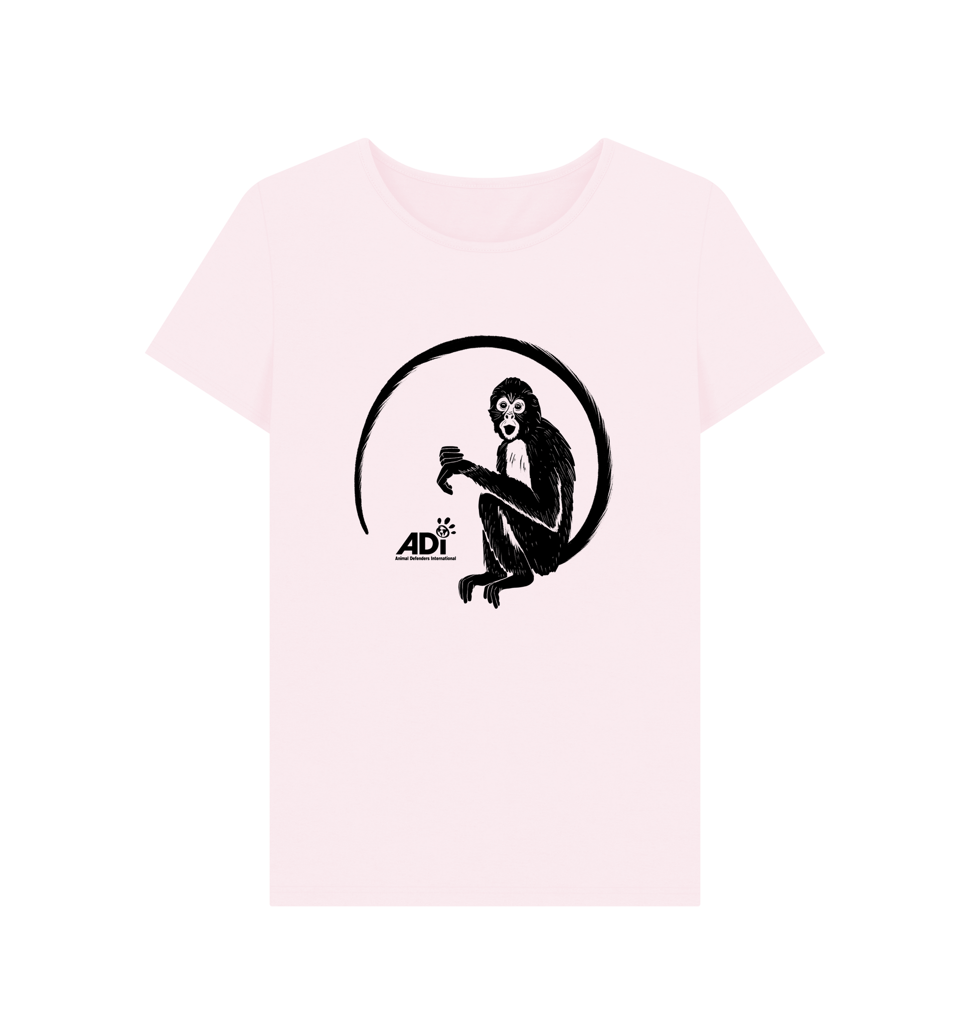 Pink Printed T-shirt Front