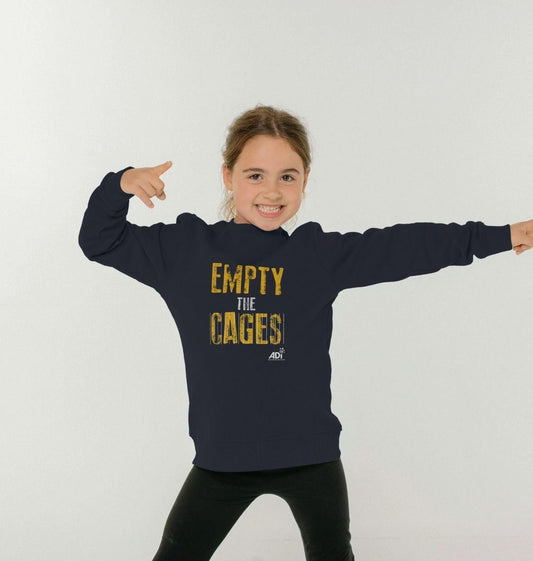 Empty The Cages Kids Sweatshirt