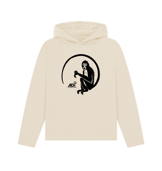 Oat Printed Hoody Front