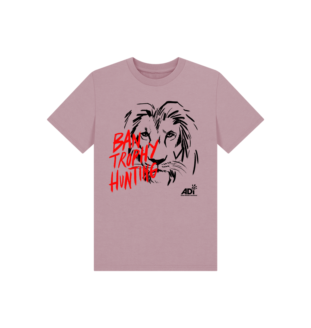 Mauve Printed Kids T-Shirt
