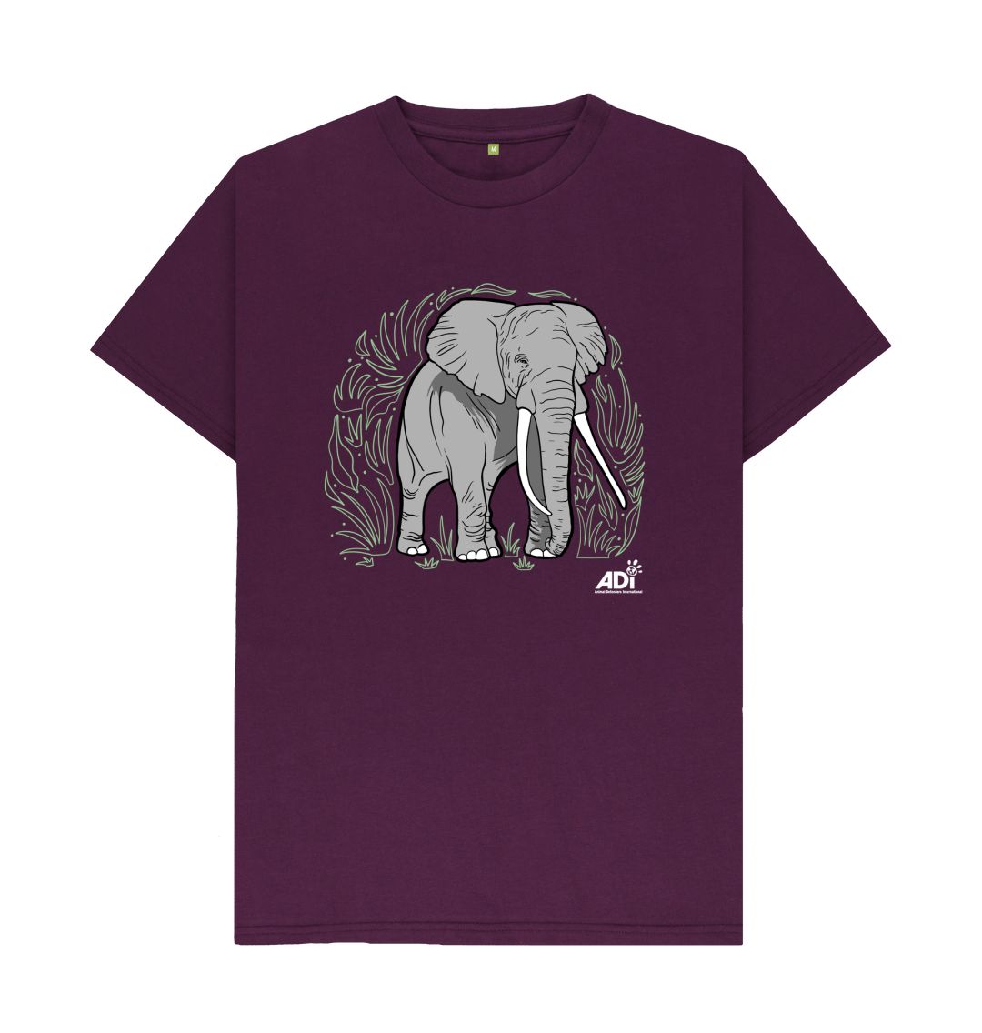 Purple Elephant Men\u2019s T-shirt