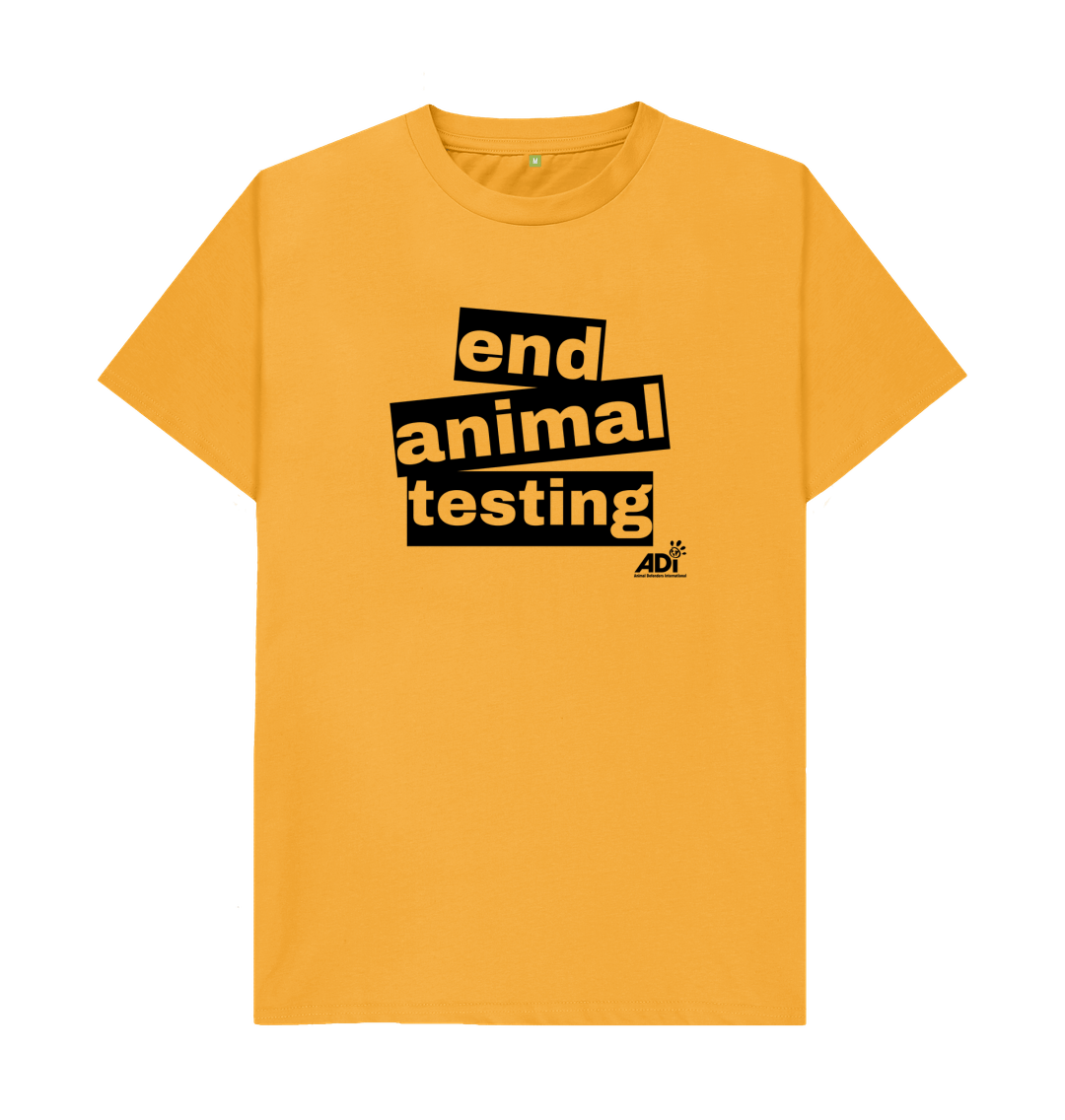 Mustard End Animal Testing Men's T-Shirt