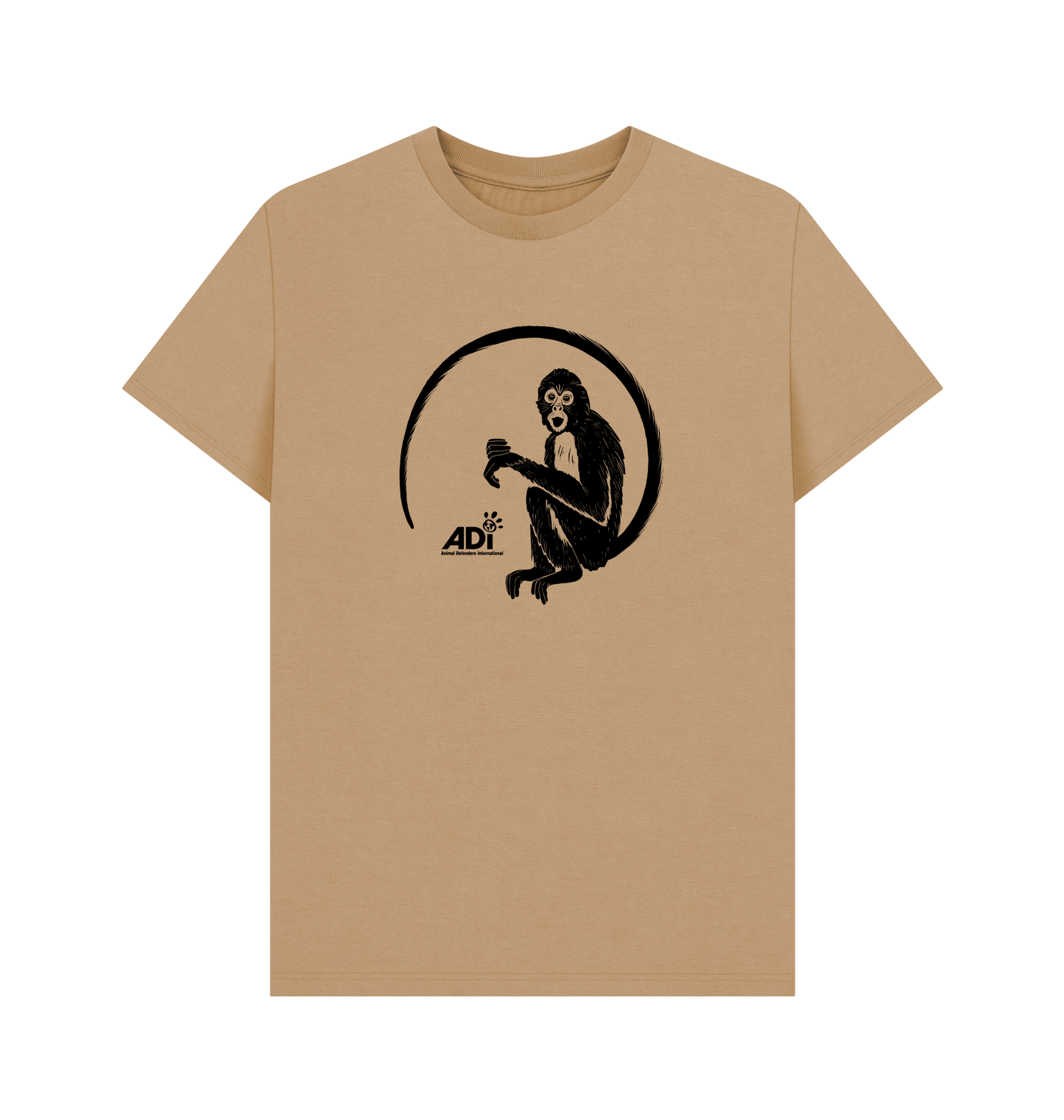 Sand Printed T-shirt Front