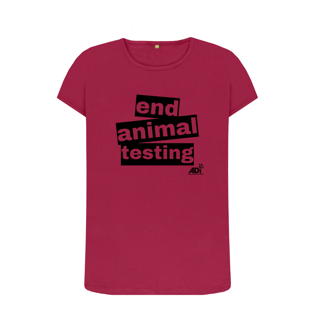 Cherry End Animal Testing Women's Top