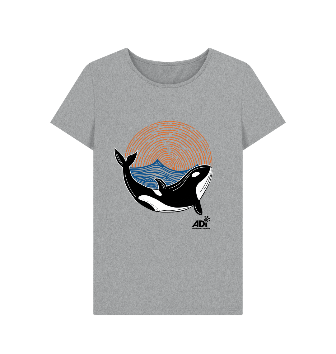 Athletic Grey Printed T-shirt