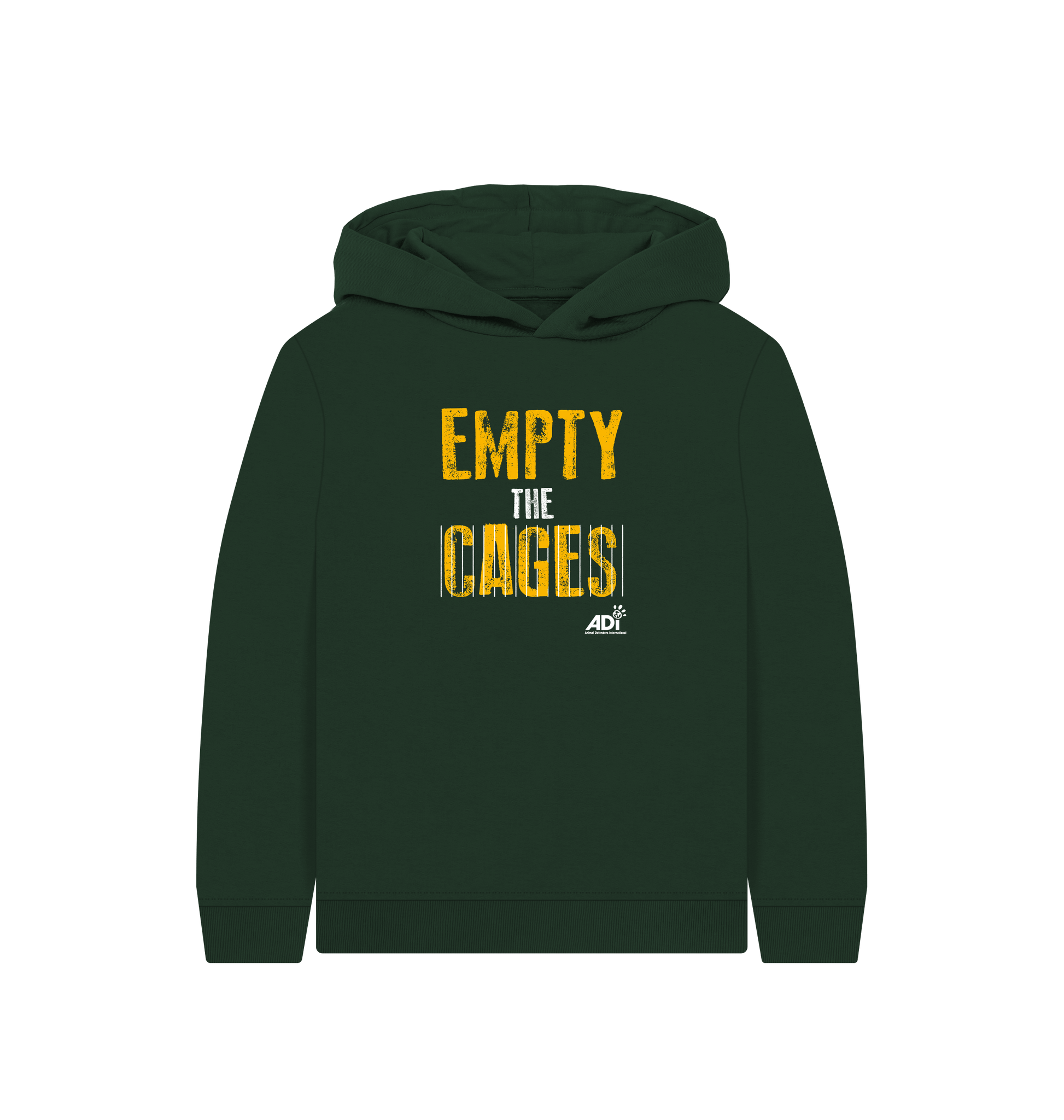 Evergreen Printed Kids Hoodie Front