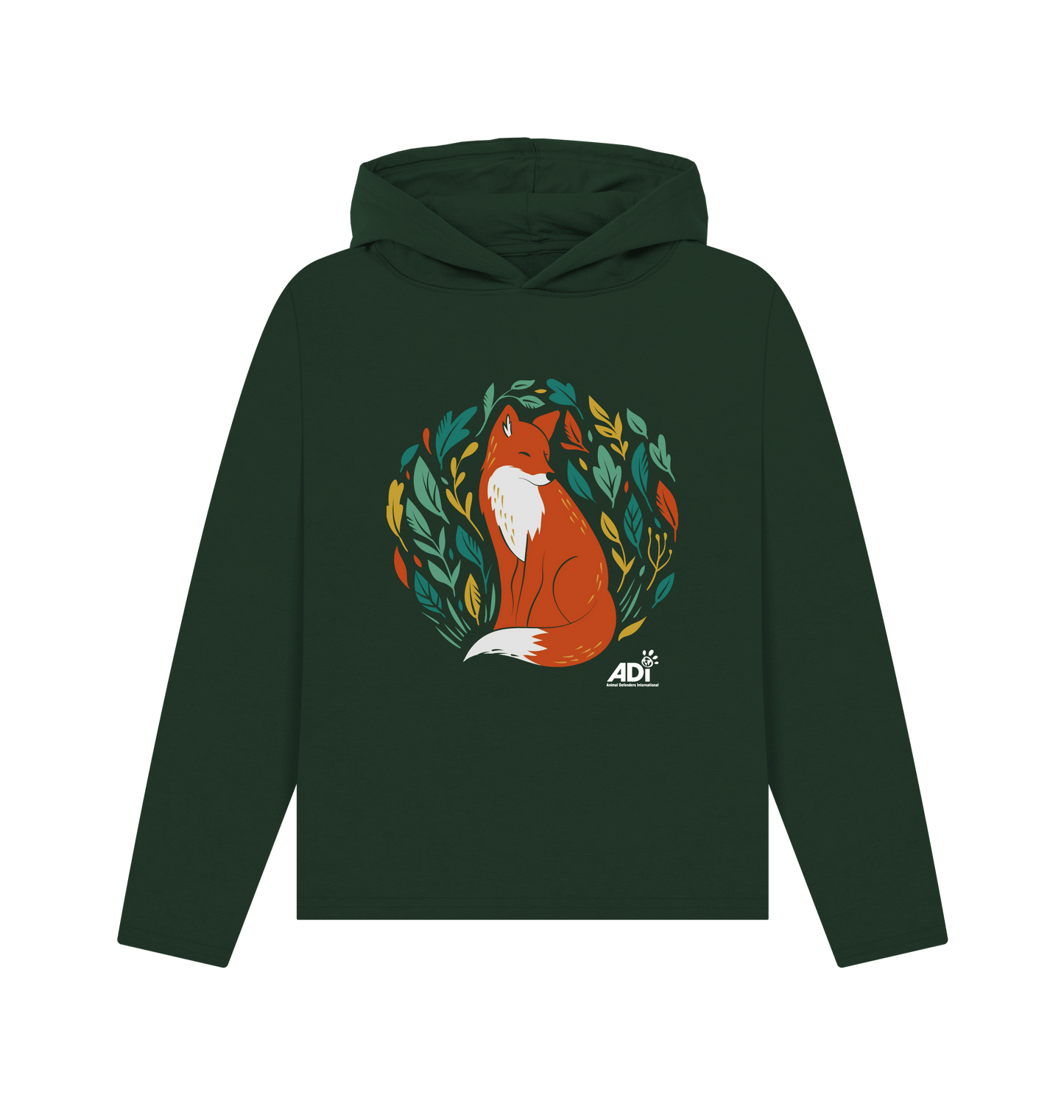 Evergreen Printed Hoody Front