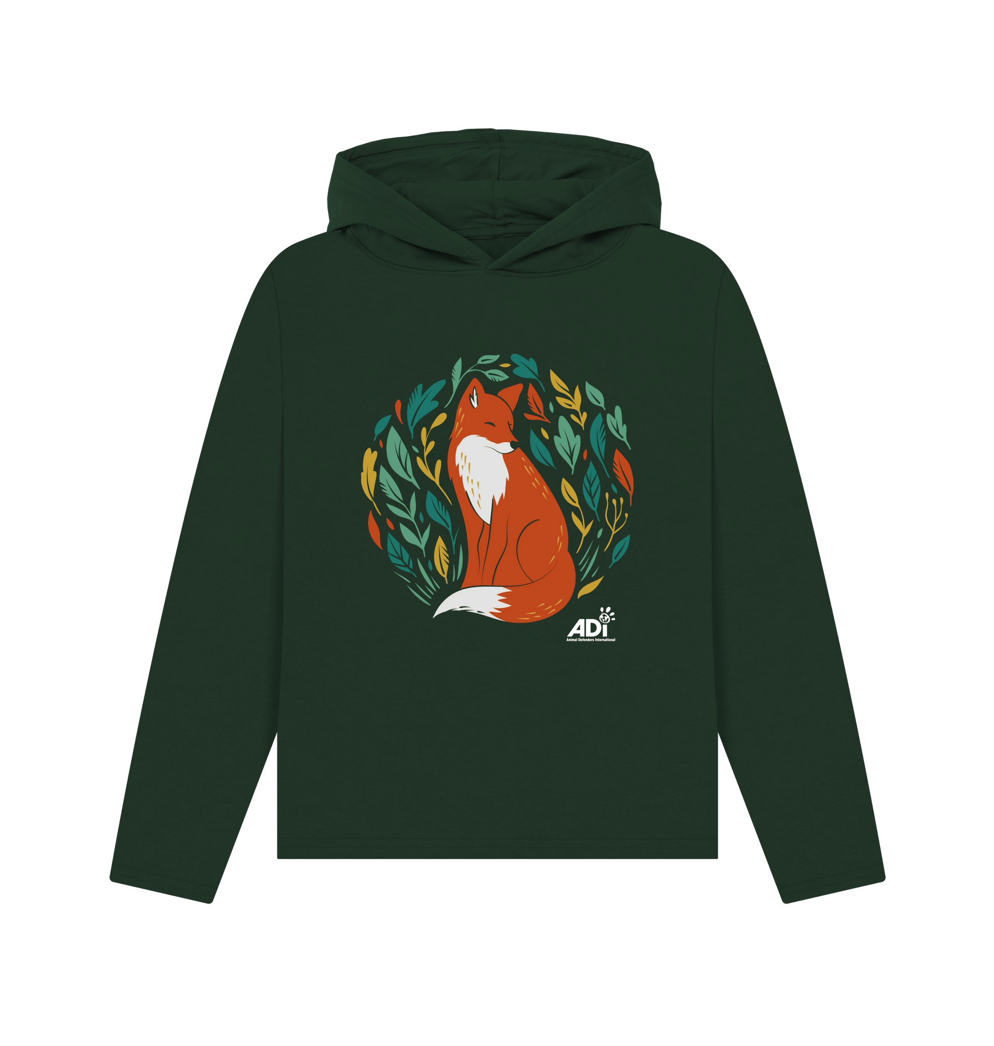 Evergreen Printed Hoody Front
