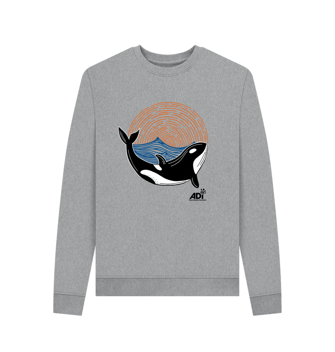 Light Heather Printed Sweater