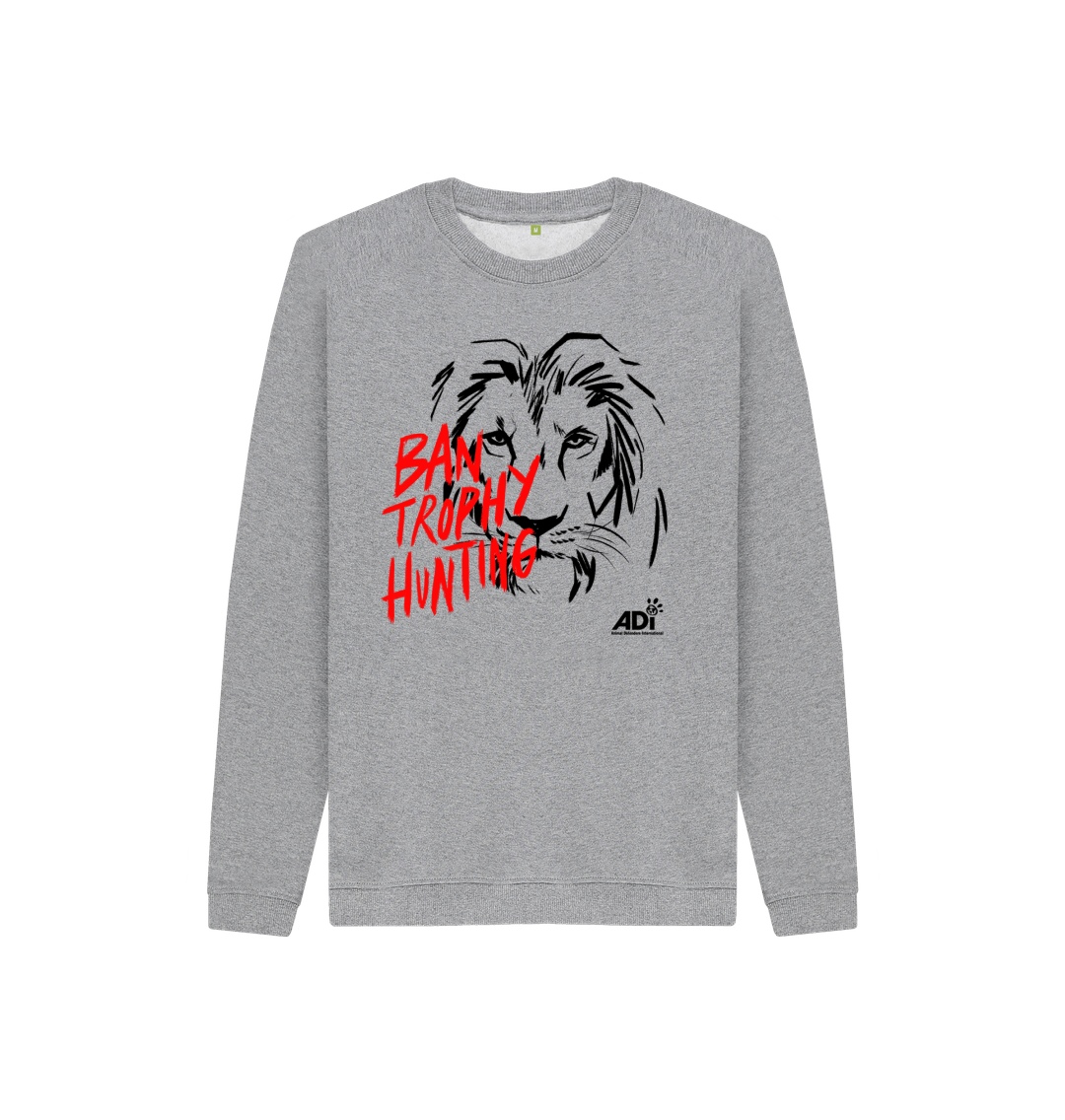 Athletic Grey Printed Kids Jumper Front