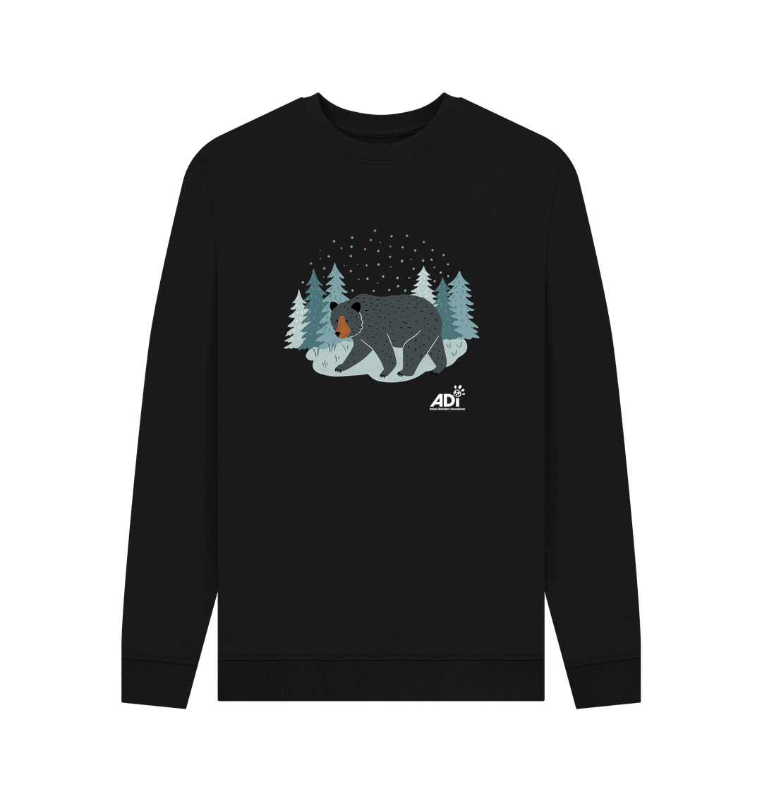Black Printed Sweater