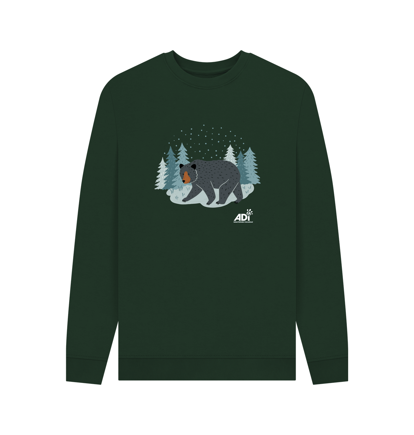 Evergreen Printed Sweater Front