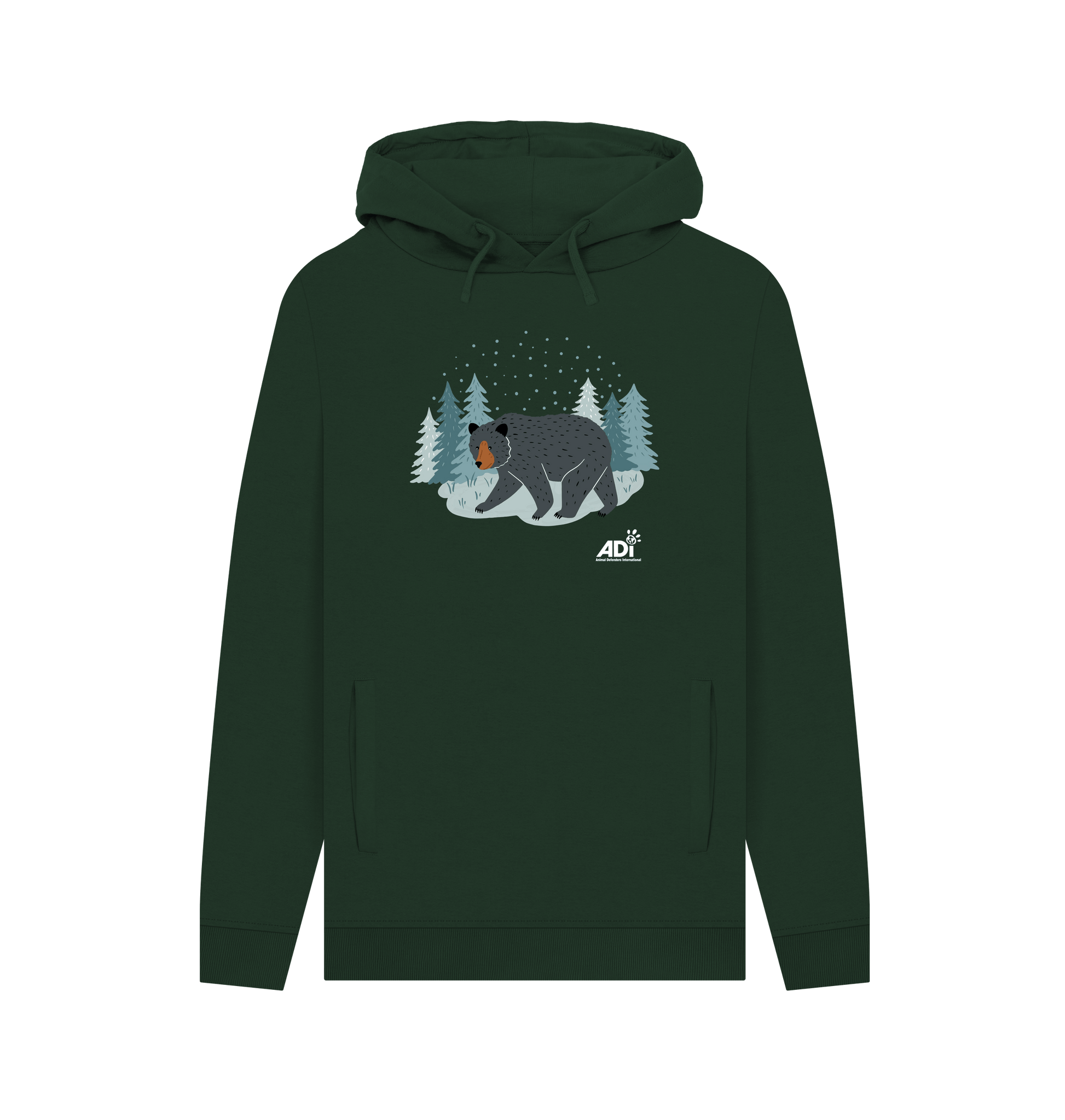 Evergreen Printed Hoody Front
