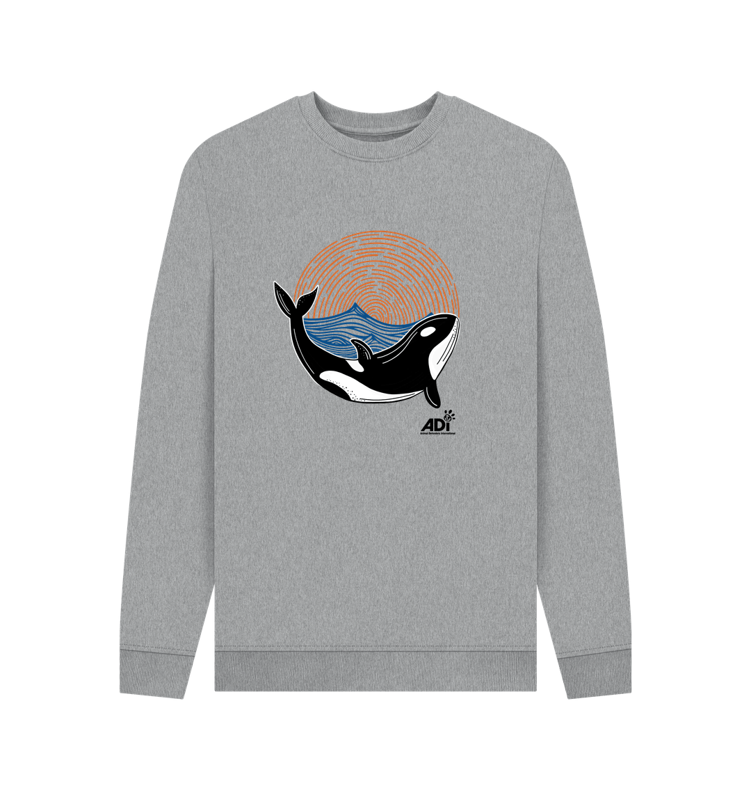 Light Heather Printed Sweater