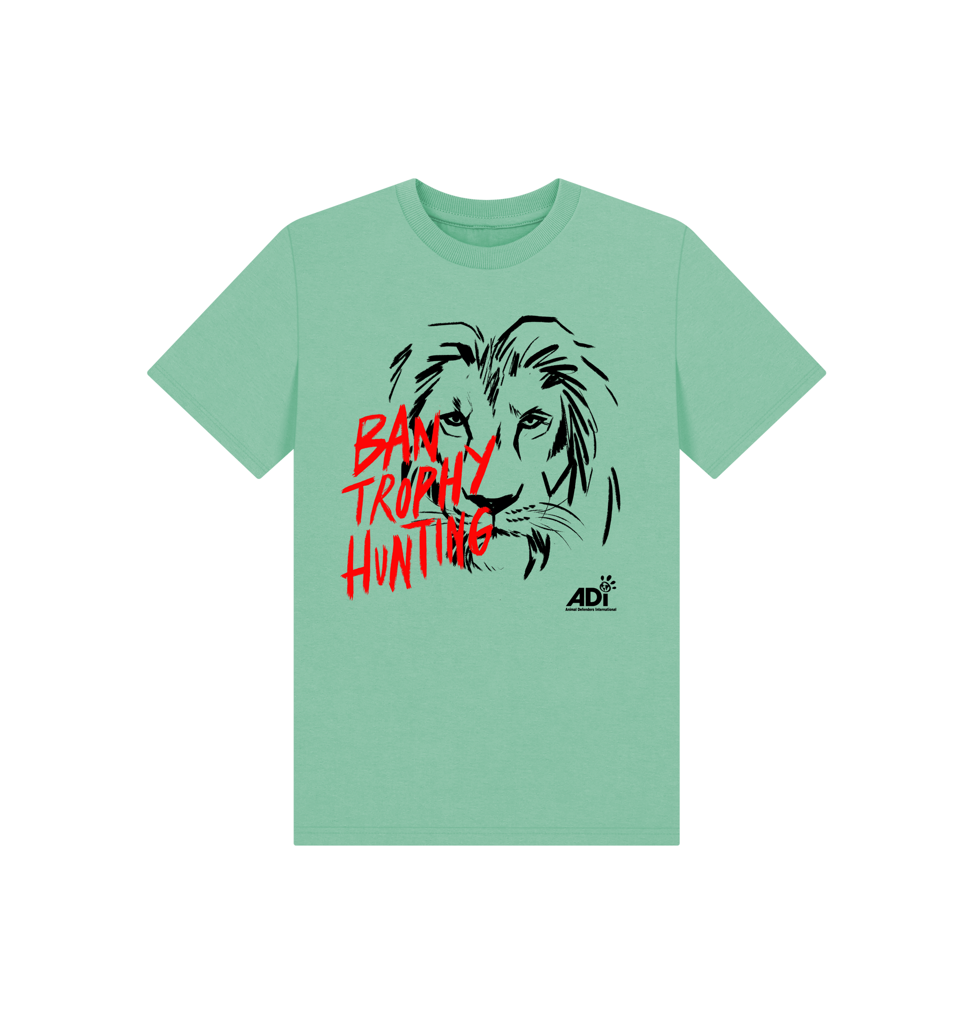 Peppermint Printed Kids T-Shirt Front