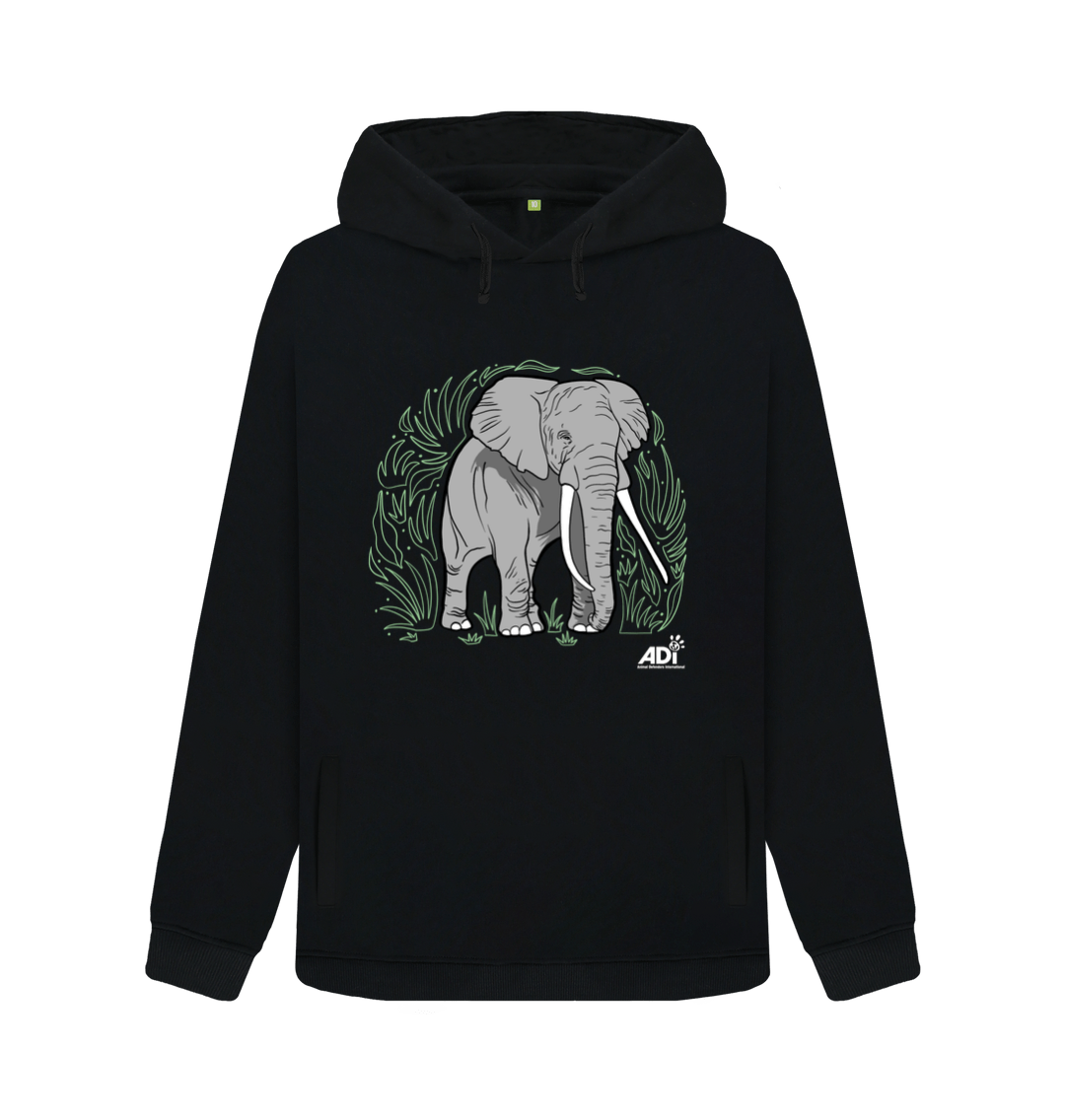 Black Elephant Women's Hoodie