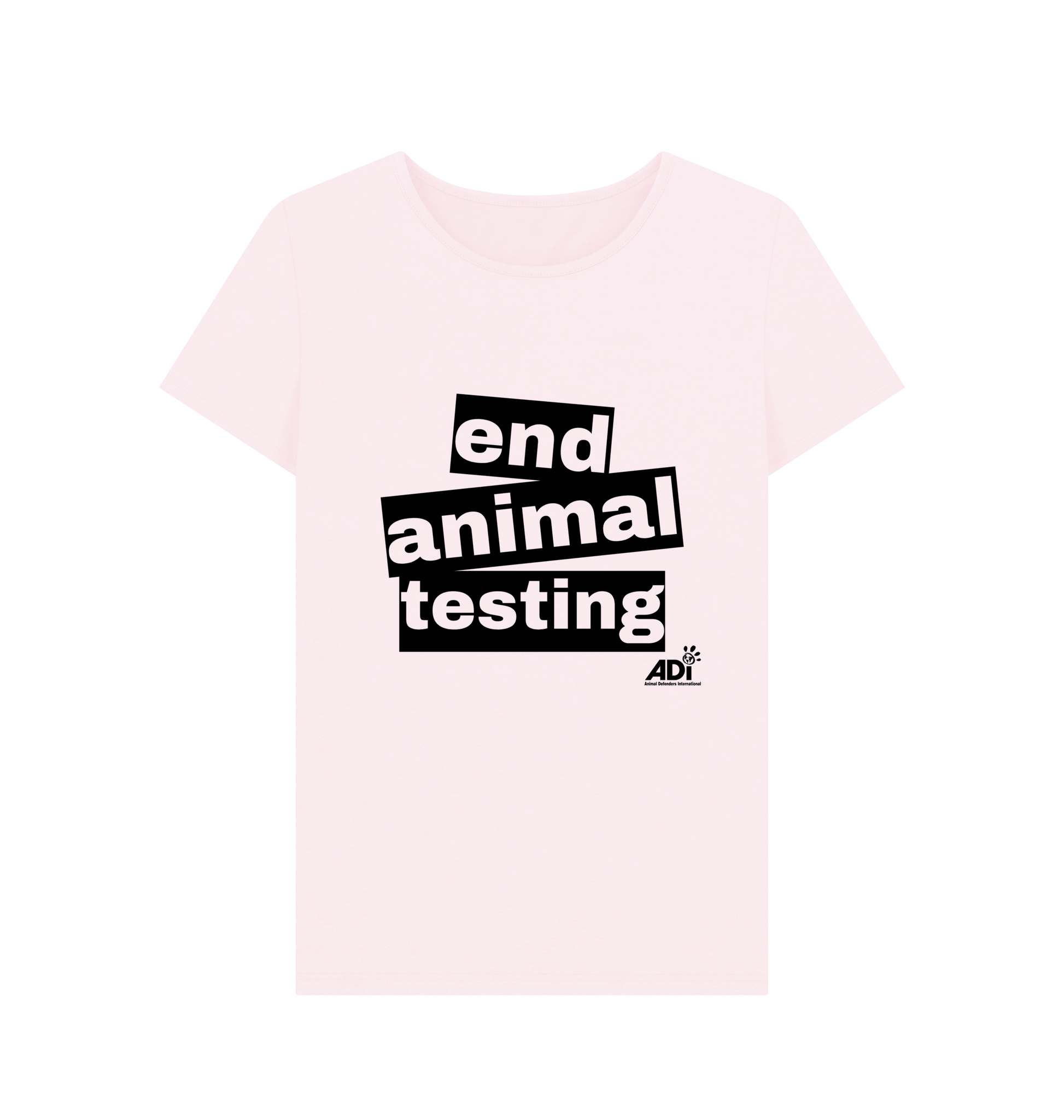 Pink Printed T-shirt Front