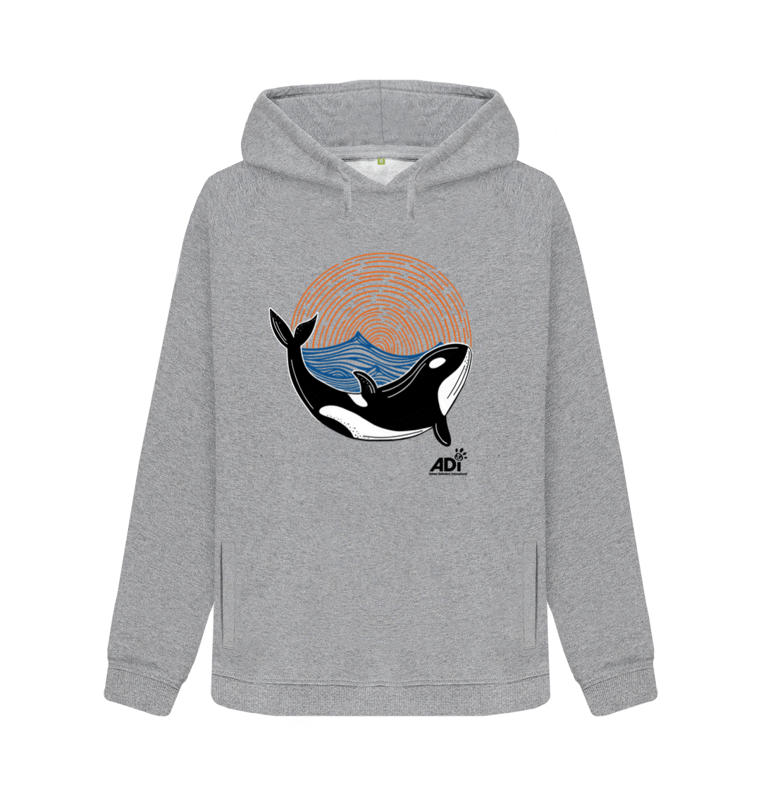 Light Heather Orca Women's Hoodie