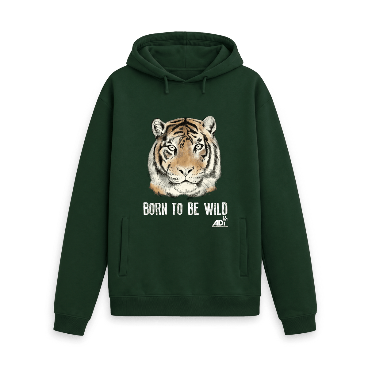 Evergreen Printed Hoody Front