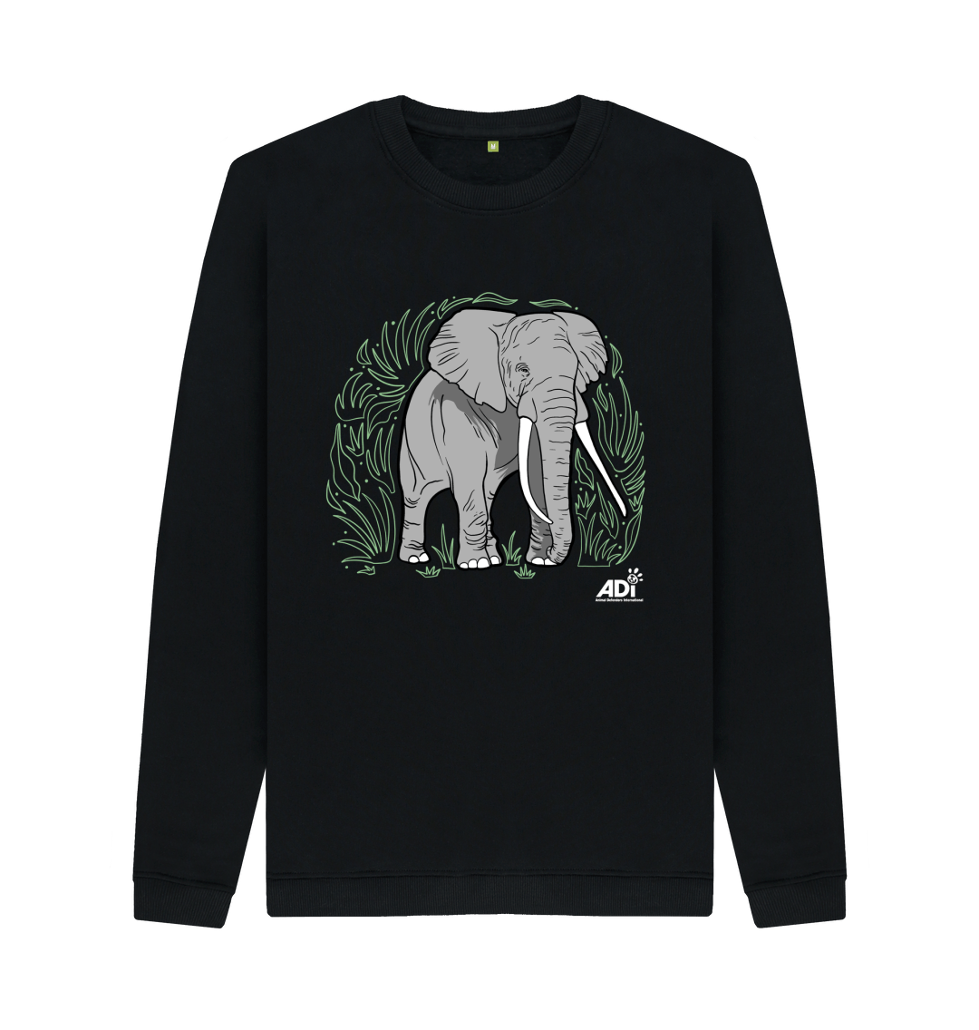 Black Elephant Men\u2019s Sweatshirt