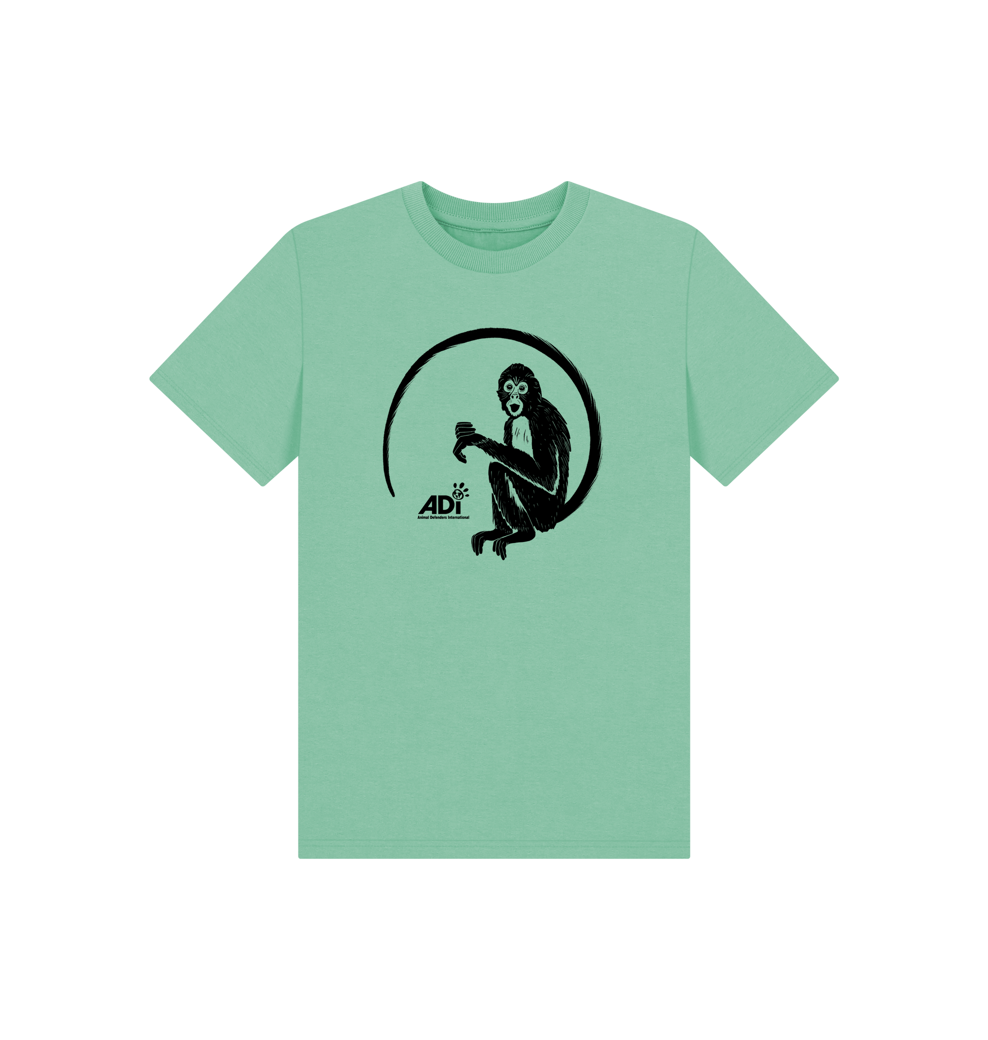 Peppermint Printed Kids T-Shirt Front