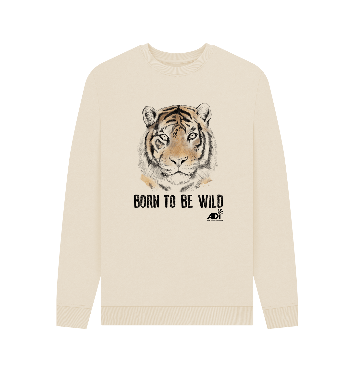 Oat Printed Sweater Front