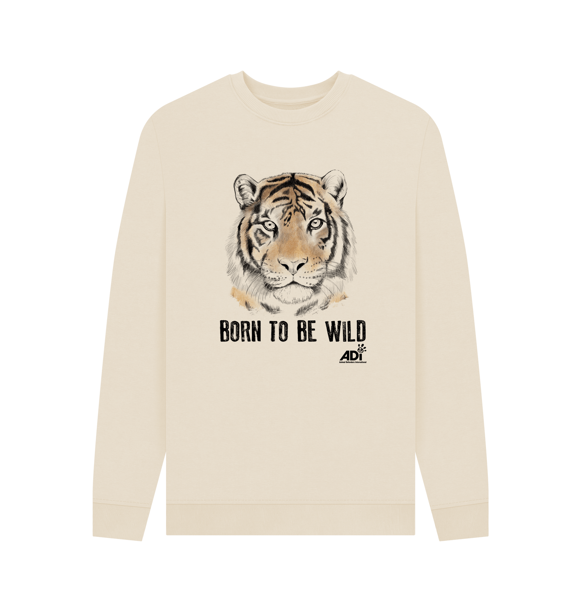Oat Printed Sweater Front