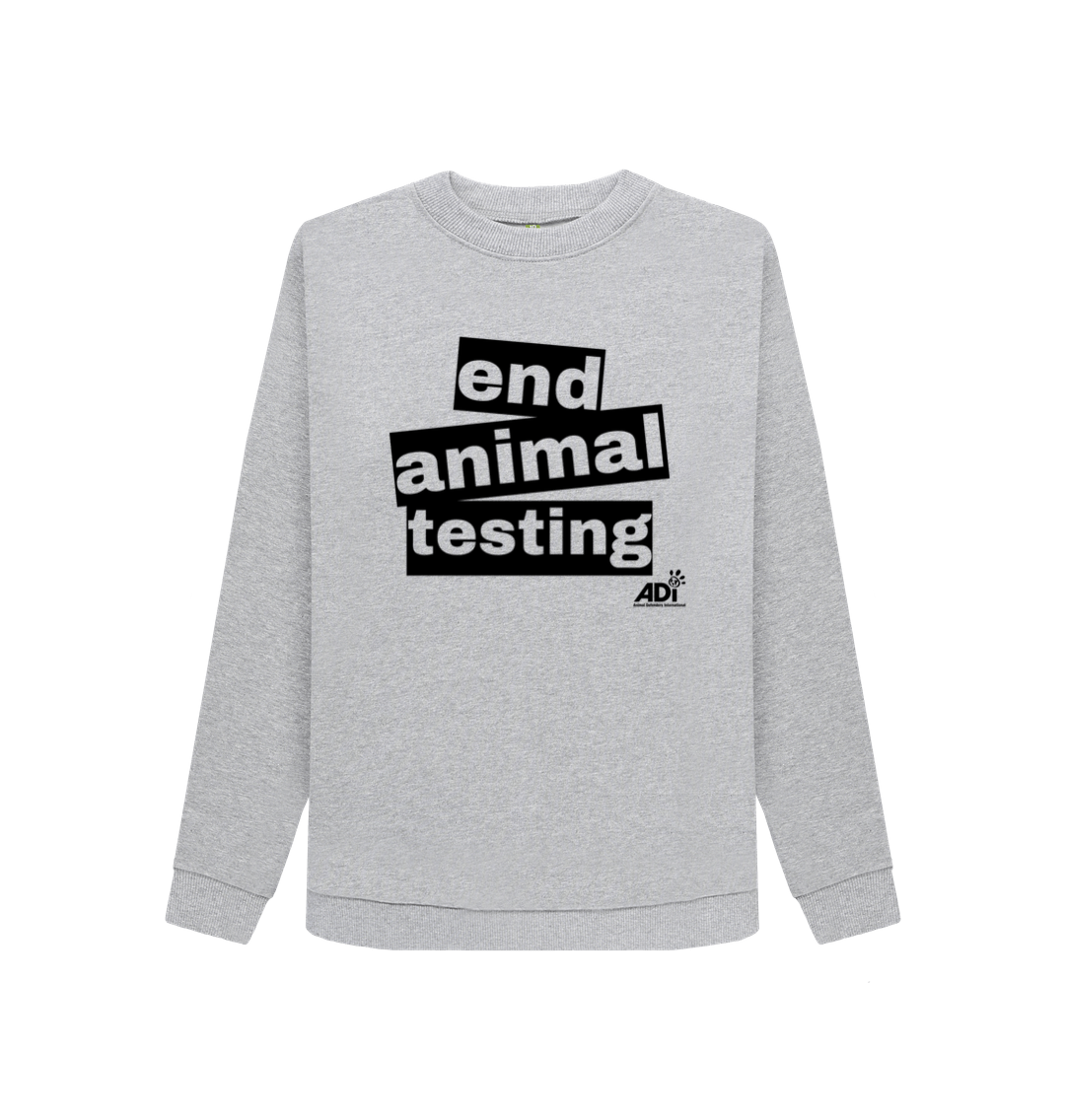 Light Heather Printed Sweater Front