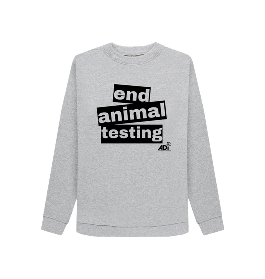 Light Heather Printed Sweater Front