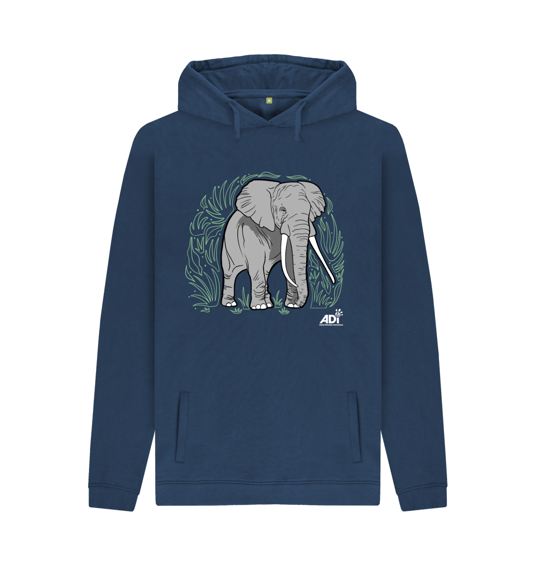 Navy Elephant Men\u2019s Hoody