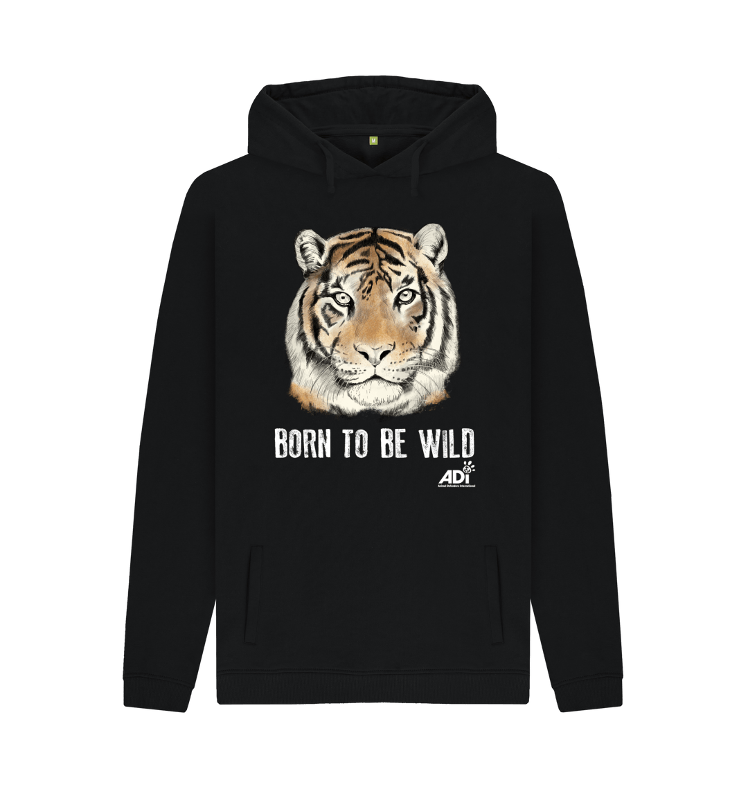 Black Born To Be Wild Dark Men\u2019s Hoody