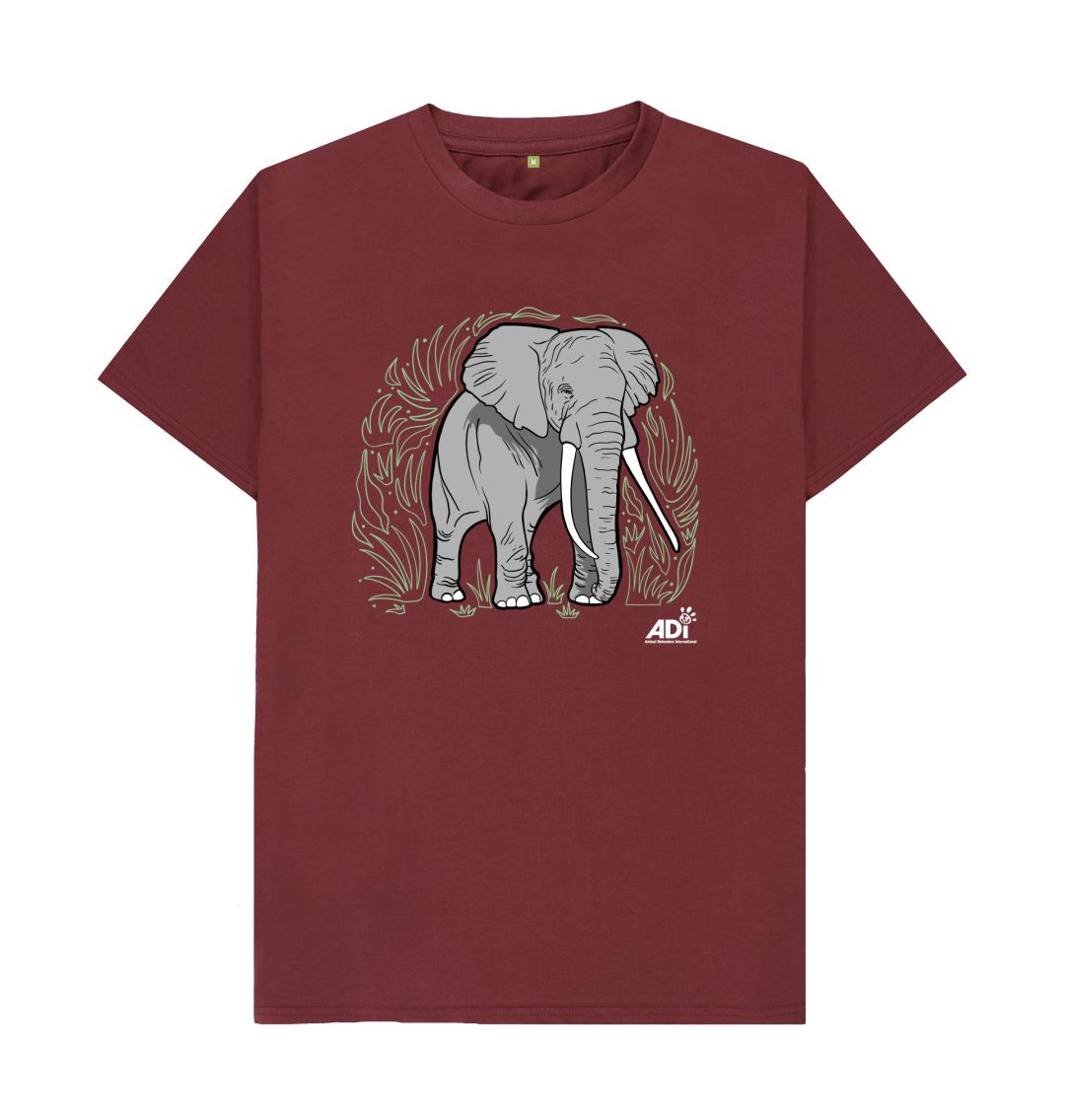 Red Wine Elephant Men\u2019s T-shirt